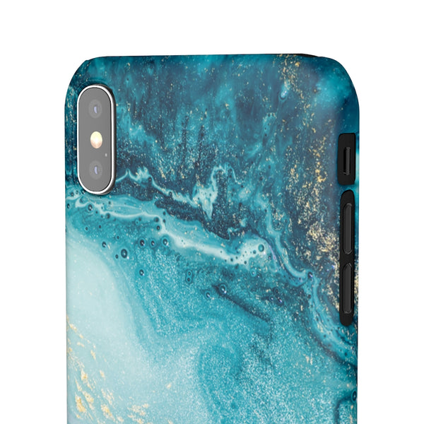 Ocean Marble Snap Phone Case