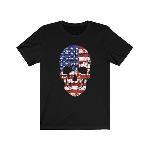 American Flag Skull Unisex Tee