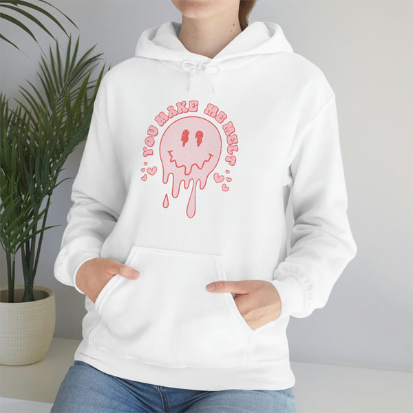 You Make Me Melt Smiley Face Unisex Hoodie