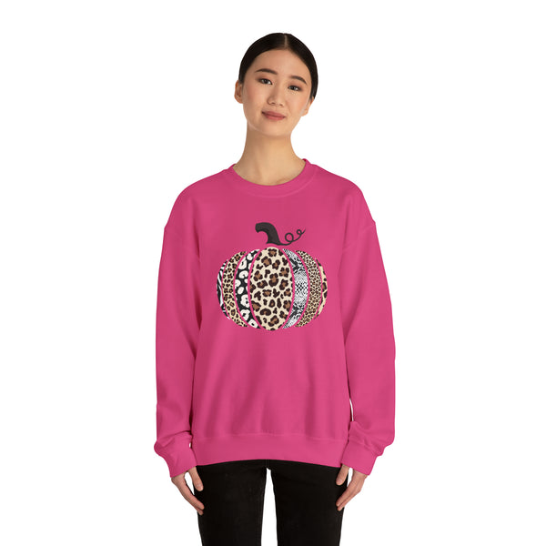 Animal Print Pumpkin Unisex Sweatshirt