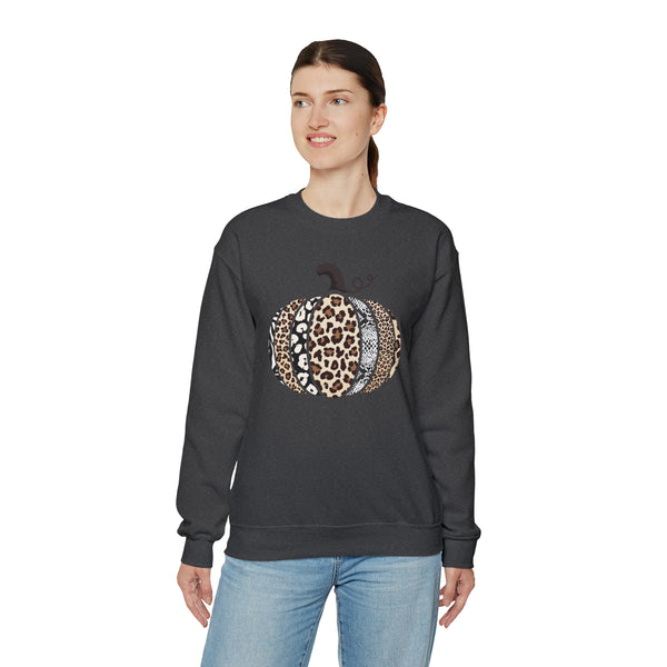 Animal Print Pumpkin Unisex Sweatshirt