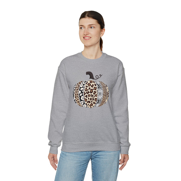 Animal Print Pumpkin Unisex Sweatshirt