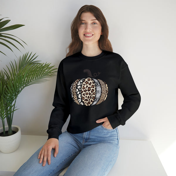 Animal Print Pumpkin Unisex Sweatshirt