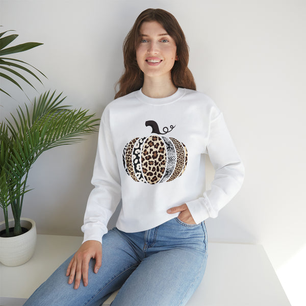 Animal Print Pumpkin Unisex Sweatshirt