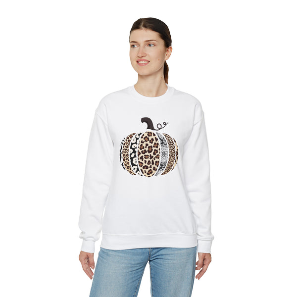 Animal Print Pumpkin Unisex Sweatshirt