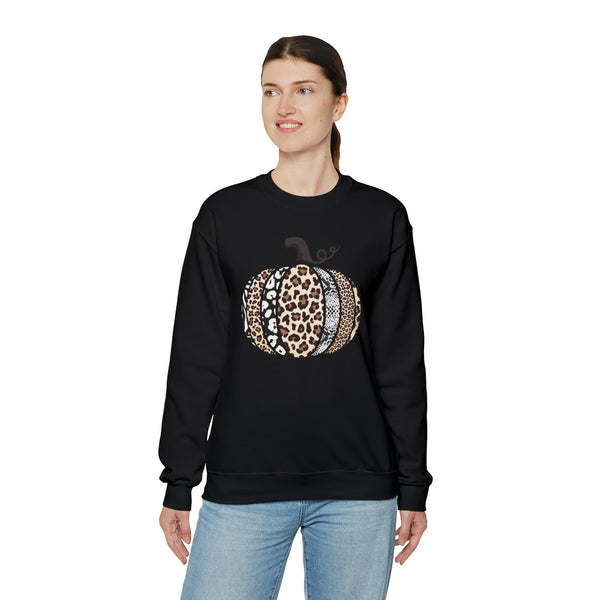 Animal Print Pumpkin Unisex Sweatshirt