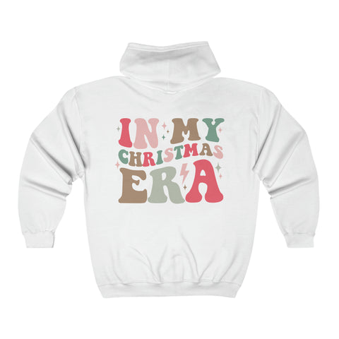 In My Christmas Era Zip Up Hoodie