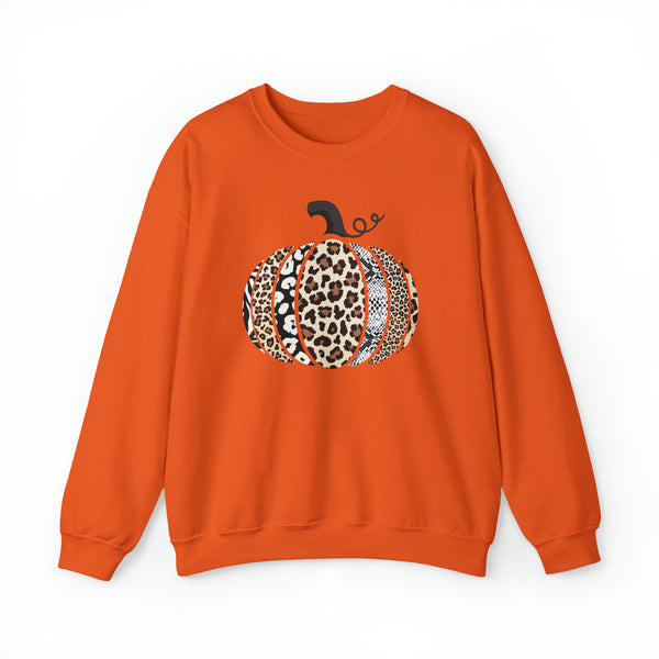 Animal Print Pumpkin Unisex Sweatshirt