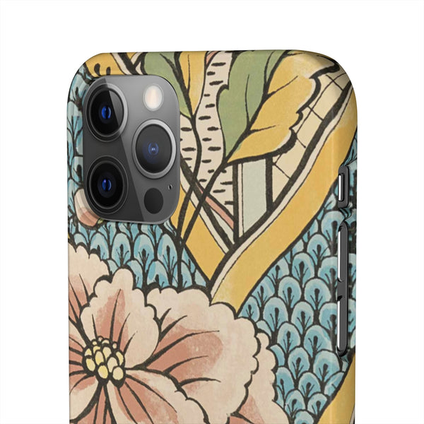 Floral Wallpaper Snap Phone Case