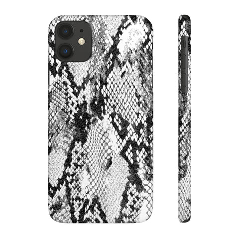Snake Print Snap Phone Case