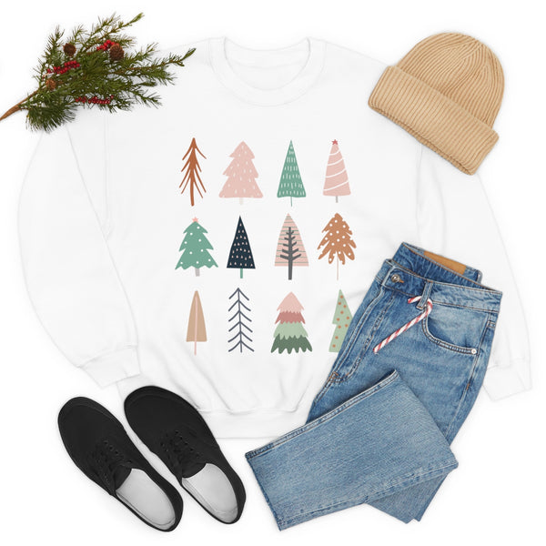 Pretty Christmas Trees Unisex Sweatshirt