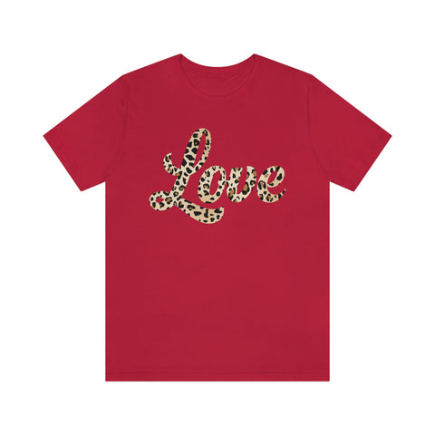 Leopard Love Valentine Unisex Tee