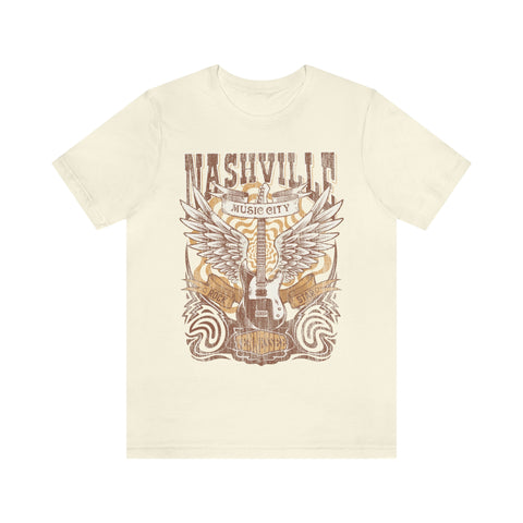 Nashville Music City Grunge Unisex Tee