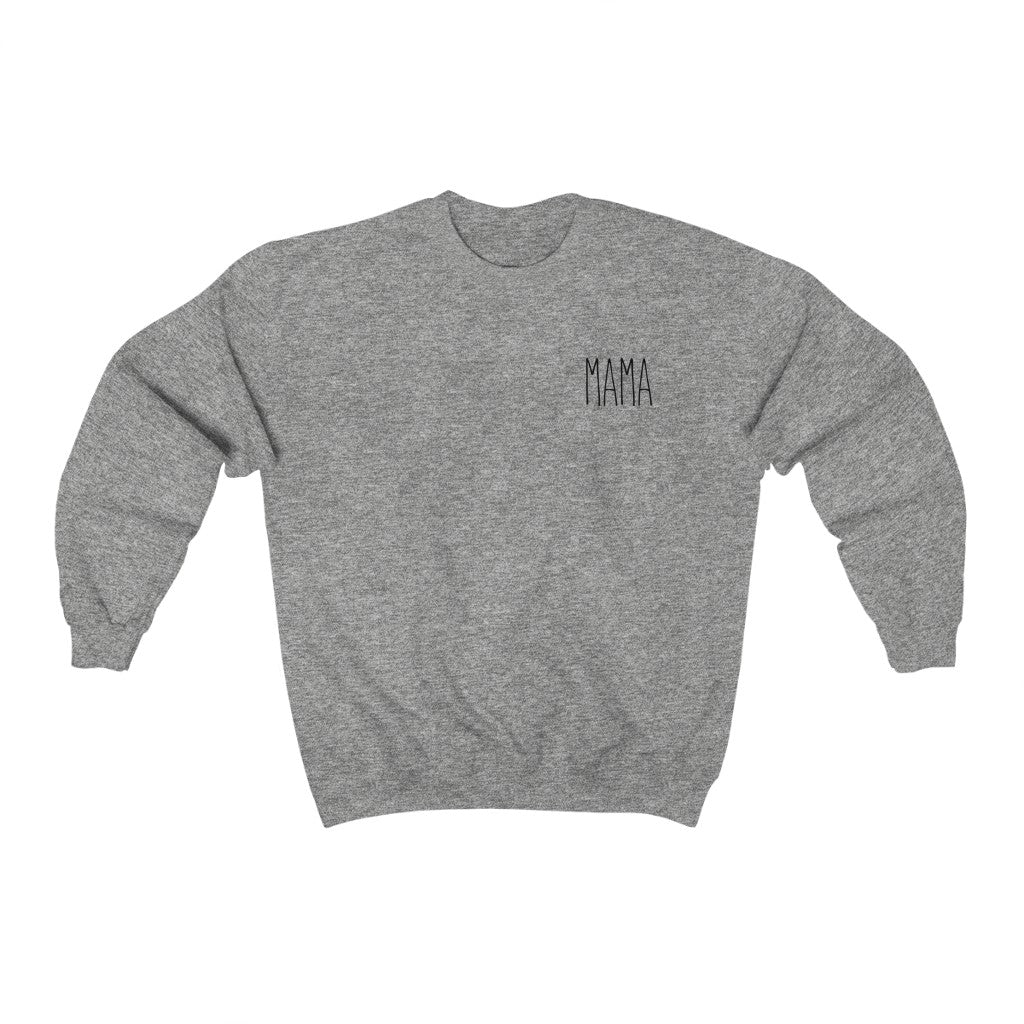 Mama Name Tag Unisex Sweatshirt