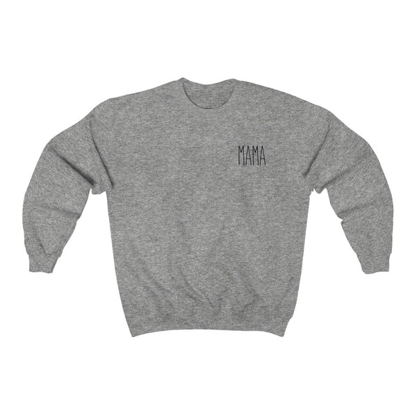 Mama Name Tag Unisex Sweatshirt