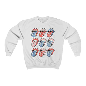 Flags Out Tongues Out Unisex Sweatshirt