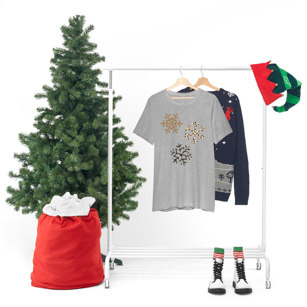 Leopard Snowflakes Unisex Tee