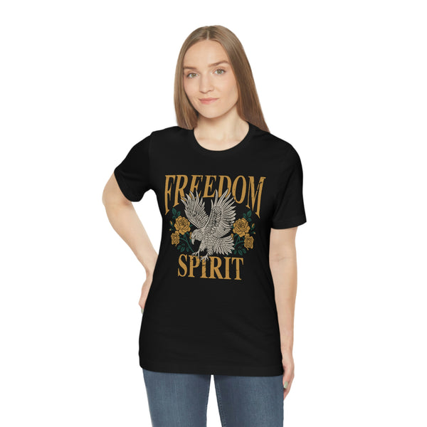 Freedom Spirit Eagle Grunge Unisex Tee