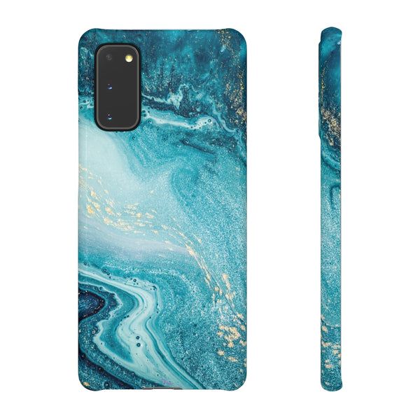 Ocean Marble Snap Phone Case