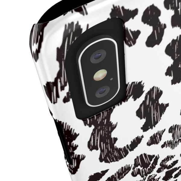 Leopard Sketch Print Snap Phone Case