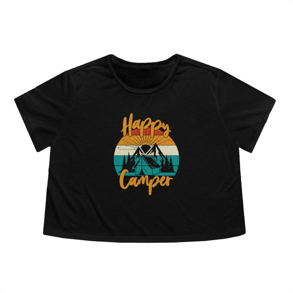 Happy Camper Cropped Tee