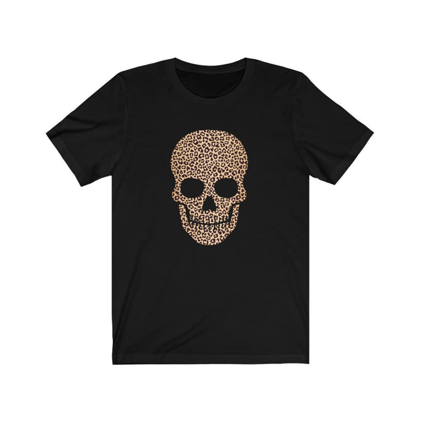 Skull Head Leopard Unisex Tee