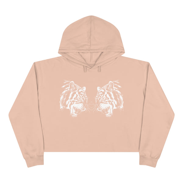Dueling Tigers Cropped Hoodie