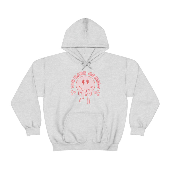 You Make Me Melt Smiley Face Unisex Hoodie