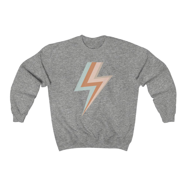 Striped Bolt Unisex Sweatshirt