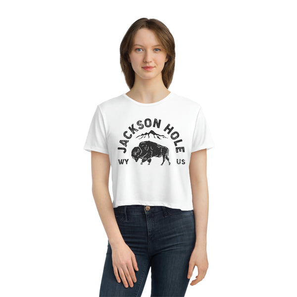 Jackson Hole Cropped Tee