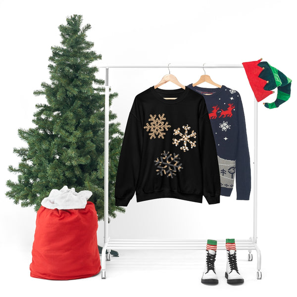 Leopard Snowflakes Unisex Sweatshirt