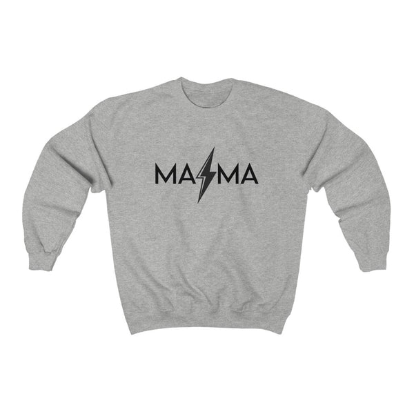Mama Lightning Bolt Unisex Crewneck Sweatshirt