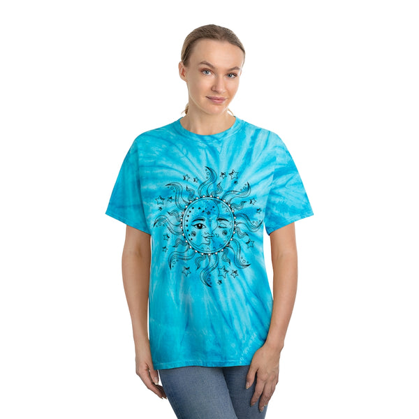Sun and Moon Tie-Dye Unisex Tee