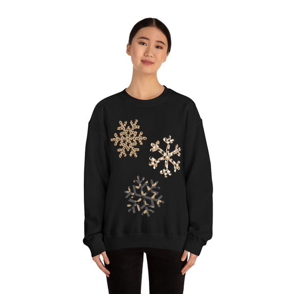 Leopard Snowflakes Unisex Sweatshirt