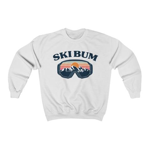 Ski Bum Googles Unisex Sweatshirt