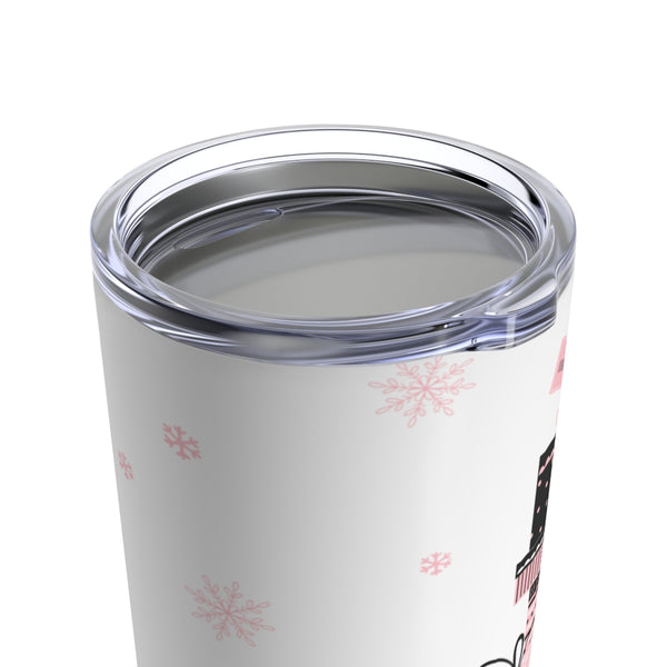 Pink Christmas Car Tumbler 20oz