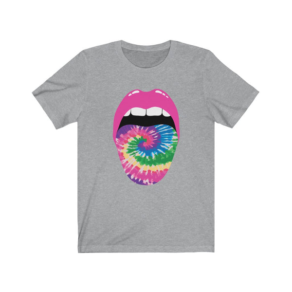 Swirl Tie Dye Tongue Out Tee