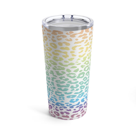 Leopard Rainbow Tumbler 20oz