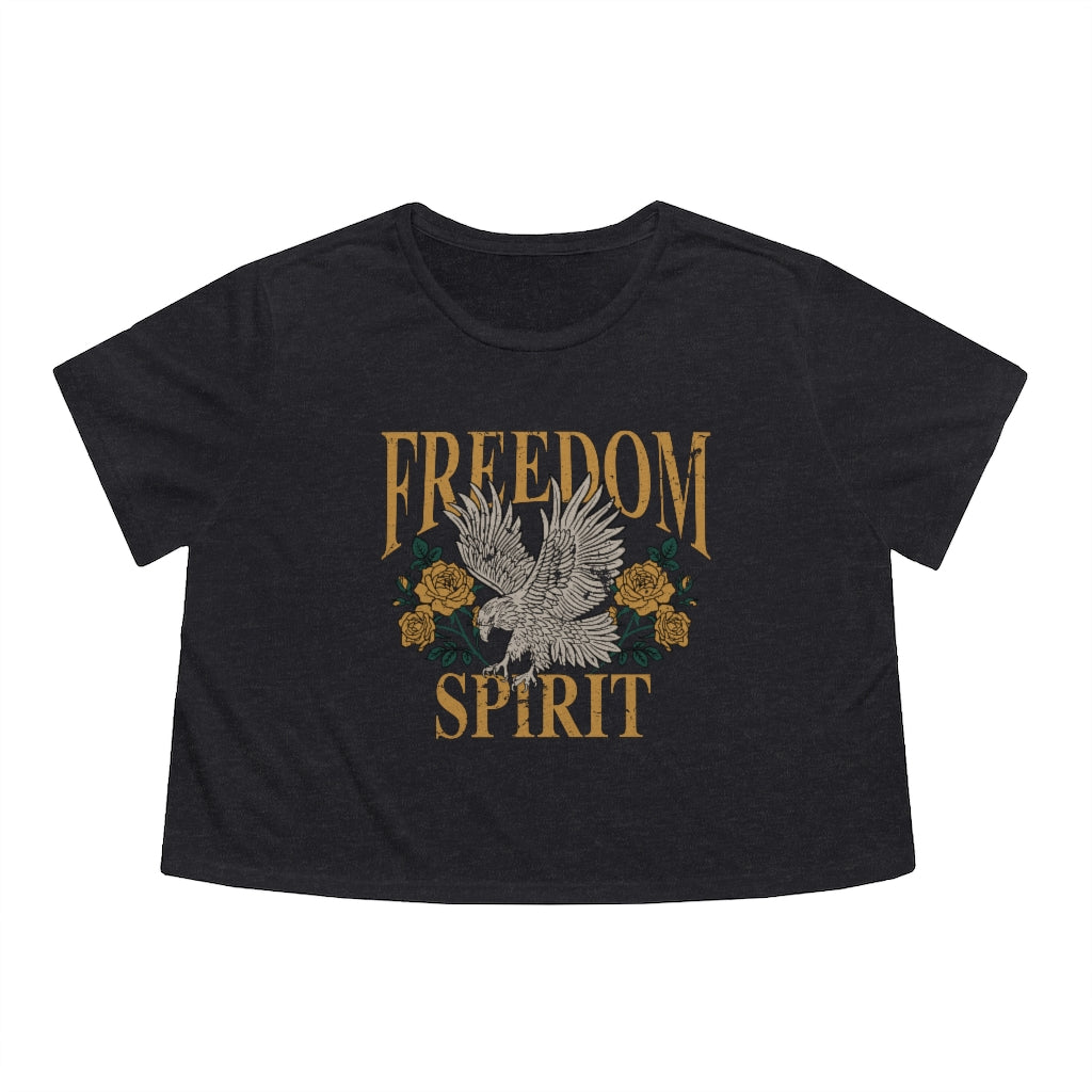 Freedom Spirit Cropped Tee