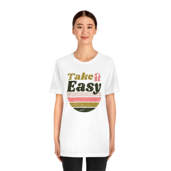 Take It Easy Stripes Unisex Tee