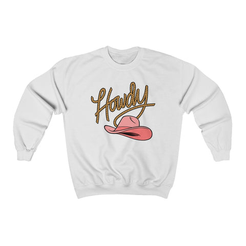 Howdy Hat Unisex Sweatshirt