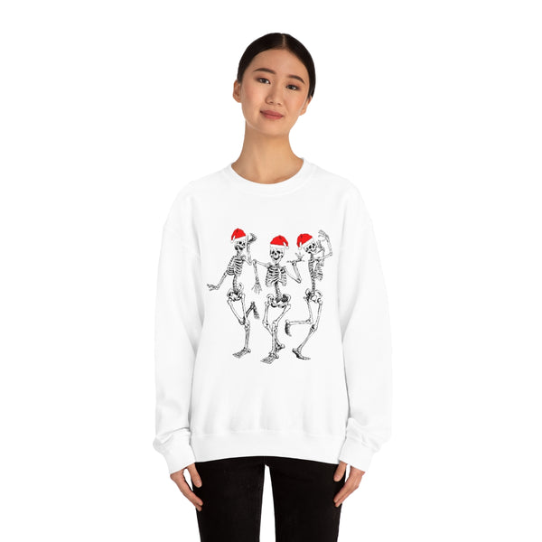 Dancing Skeleton Santas Unisex Sweatshirt