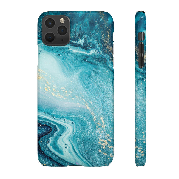 Ocean Marble Snap Phone Case