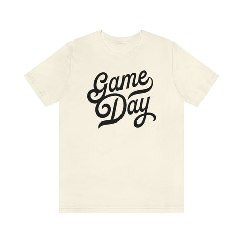 Game Day Script Unisex Short Sleeve Tee