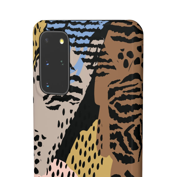 Abstract Cheetah Print Snap Phone Case