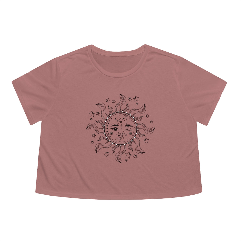 Sun & Moon Cropped Tee