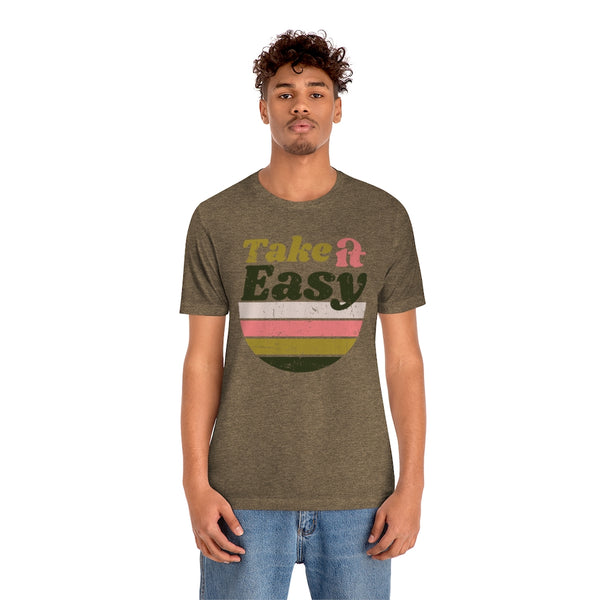 Take It Easy Stripes Unisex Tee