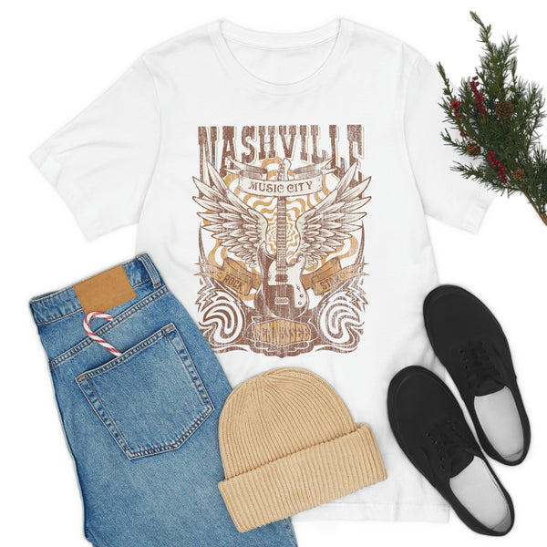 Nashville Music City Grunge Unisex Tee