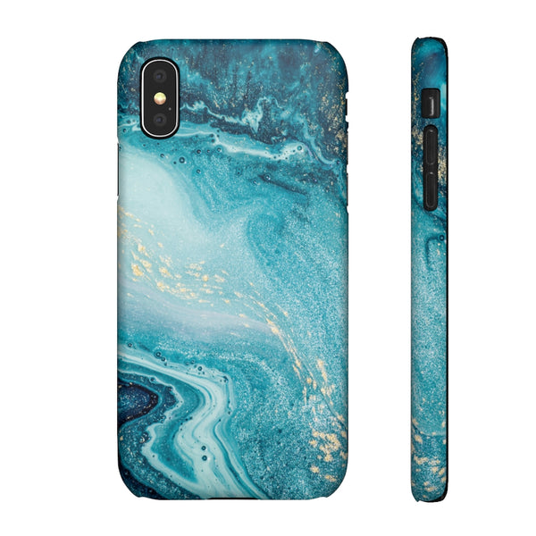 Ocean Marble Snap Phone Case