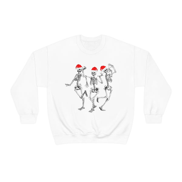Dancing Skeleton Santas Unisex Sweatshirt